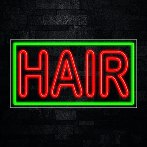 Hair LED Flex Sign 37″ x 20″