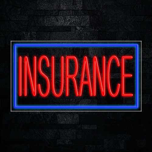 Insurance LED Flex Sign 37″ x 20″