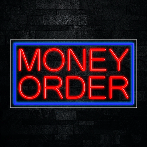 Money Order LED Flex Sign 37″ x 20″