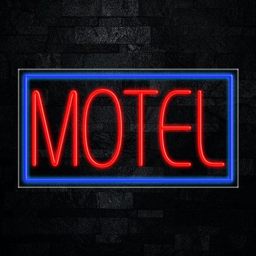 Motel  LED Flex Sign 37″ x 20″