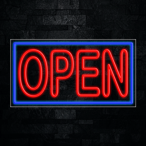 Open LED Flex Sign 37″ x 20″