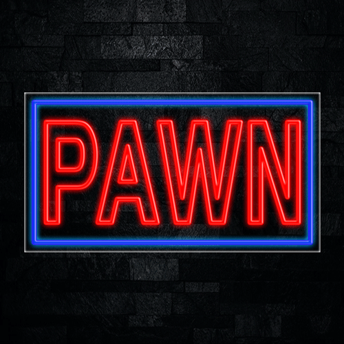 Pawn LED Flex Sign 37″ x 20″