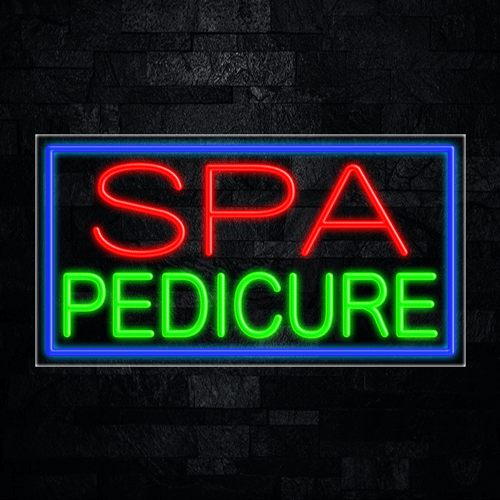 Spa Pedicure LED Flex Sign 37″ x 20″