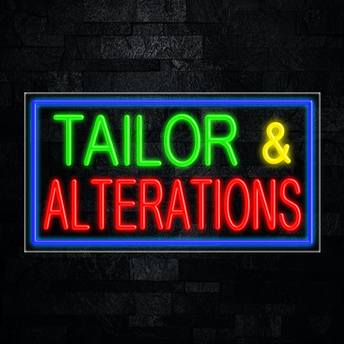 Tailor & Alteration LED Flex Sign 37″ x 20″