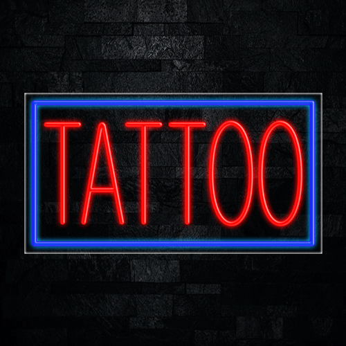 Tattoo LED Flex Sign 37″ x 20″