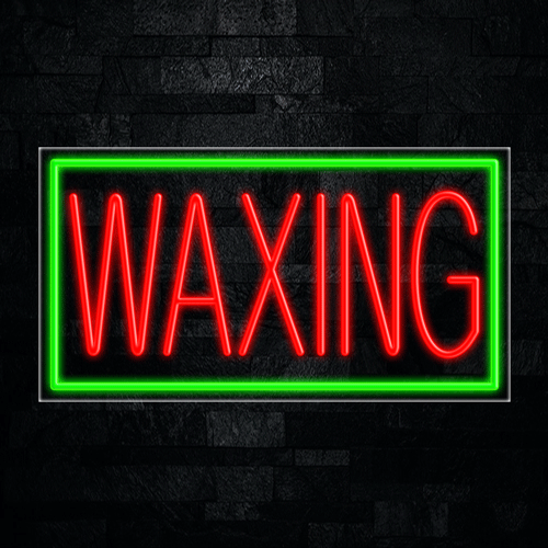 Waxing LED Flex Sign 37″ x 20″