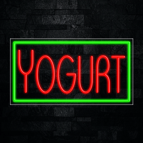 Yogurt LED Flex Sign 37″ x 20″