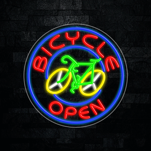 Bicycle LED Flex Sign 26″ x 26″