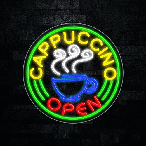 Cappuccino LED Flex Sign 26″ x 26″