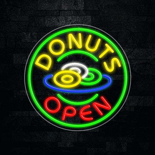 Donuts LED Flex Sign 26″ x 26″