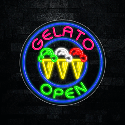 Gelato LED Flex Sign 26″ x 26″