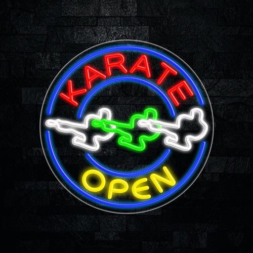 Karate LED Flex Sign 26″ x 26″