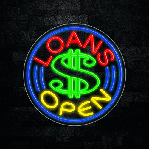 Loans LED Flex Sign 26″ x 26″