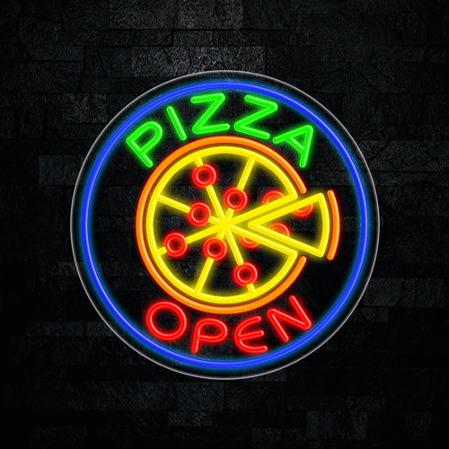 Pizza LED Flex Sign 26″ x 26″