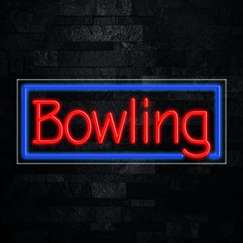 Bowling LED Flex Sign 32″ x 13″