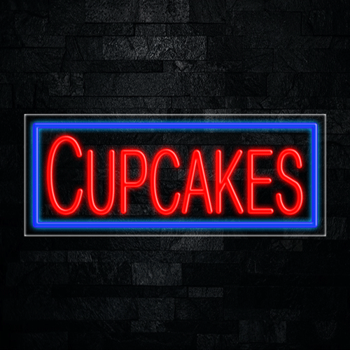 Cupcakes LED Flex Sign 32″ x 13″