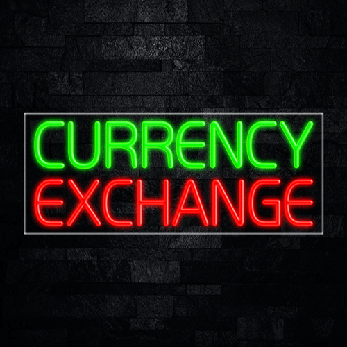 Currency Exchange LED Flex Sign 32″ x 13″