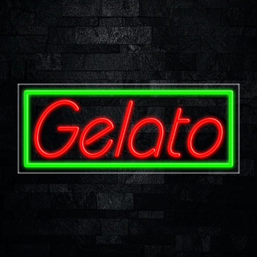 Gelato LED Flex Sign 32″ x 13″