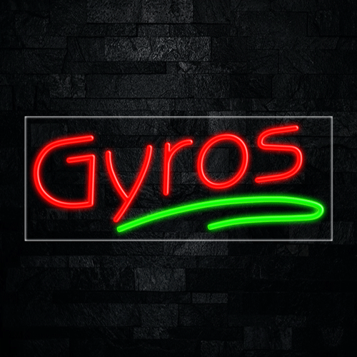 Gyros LED Flex Sign 32″ x 13″