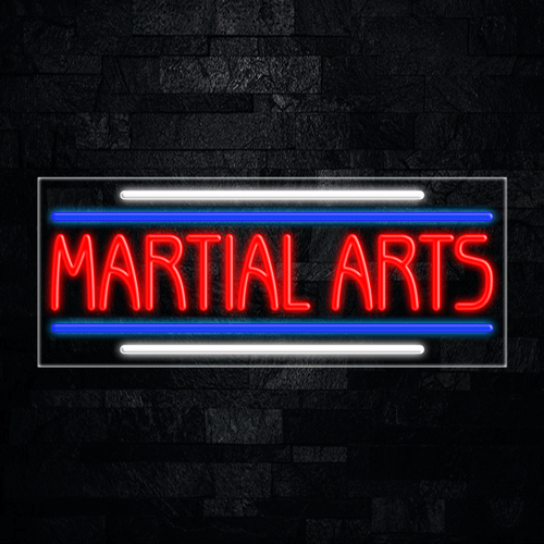 Martial Arts LED Flex Sign 32″ x 13″