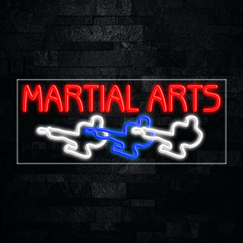 Martial Arts LED Flex Sign 32″ x 13″