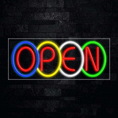 Open LED Flex Sign 32″ x 13″