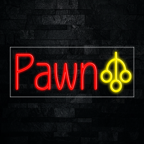 Pawn LED Flex Sign 32″ x 13″