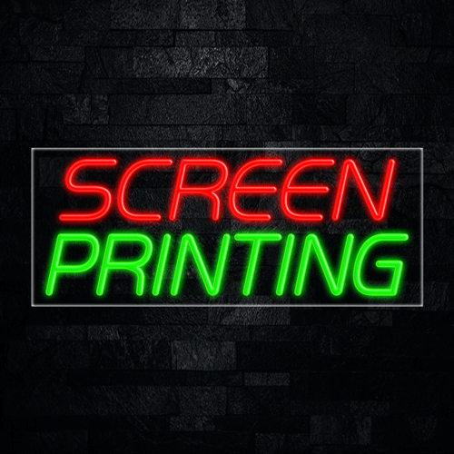 Screen Printing LED Flex Sign 32″ x 13″