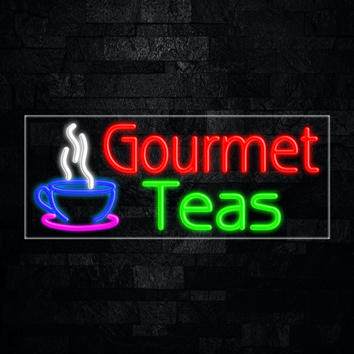 Gourmet Teas LED Flex Sign 32″ x 13″