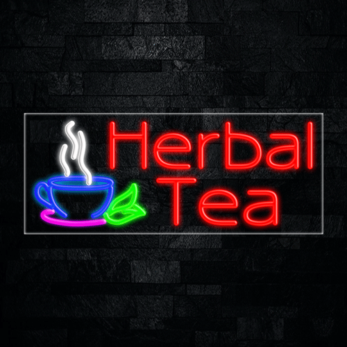 Herbal Tea LED Flex Sign 32″ x 13″