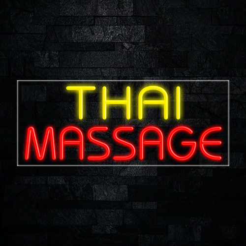 Thai Massage LED Flex Sign 32″ x 13″