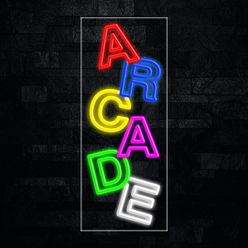 Arcade LED Flex Sign 32″ x 13″