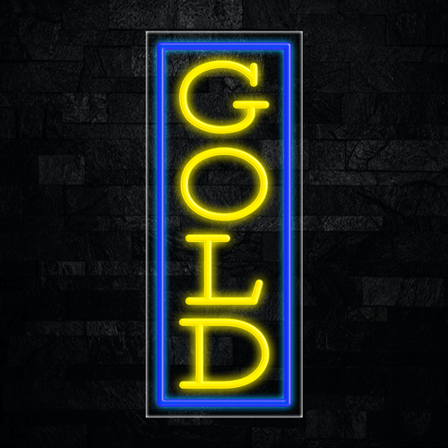 Gold LED Flex Sign 32″ x 13″