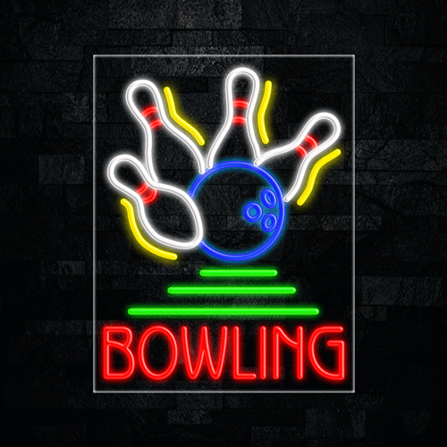 Bowling LED Flex Sign 31″ x 24″