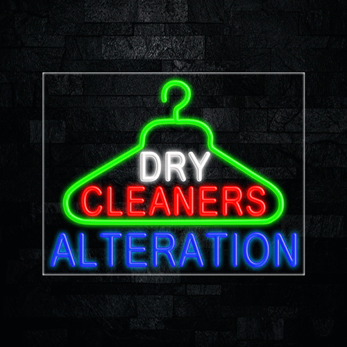 Dry Cleaners Alteration LED Flex Sign 31″ x 24″