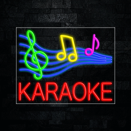 Karaoke LED Flex Sign 31″ x 24″