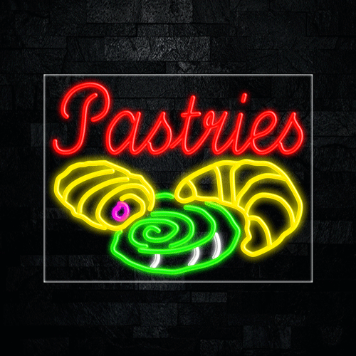 Pastries LED Flex Sign 31″ x 24″