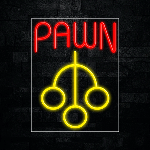 Pawn LED Flex Sign 31″ x 24″