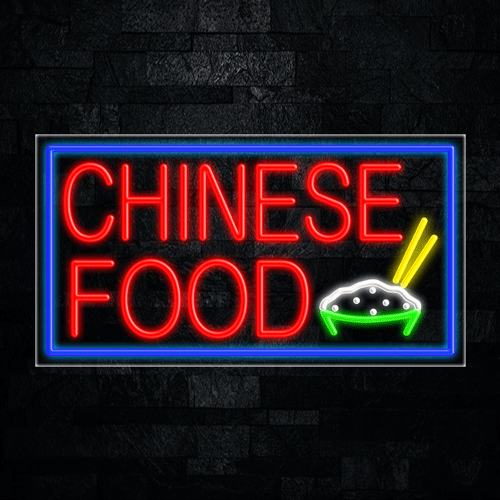 Chinese Food LED Flex Sign 37″ x 20″