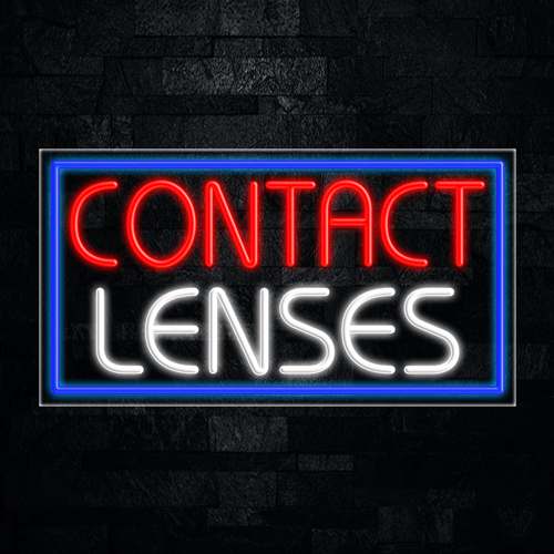 Contact Lenses LED Flex Sign 37″ x 20″