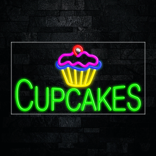 Cupcakes LED Flex Sign 37″ x 20″