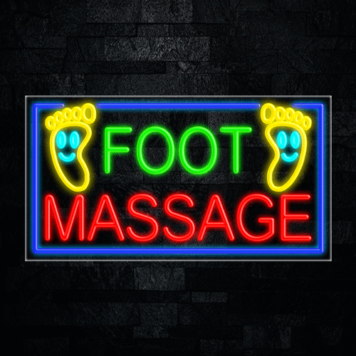 Foot Massage LED Flex Sign 37″ x 20″