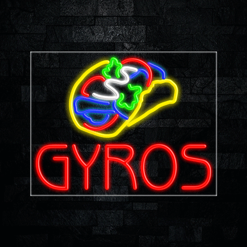 Gyros LED Flex Sign 31″ x 24″