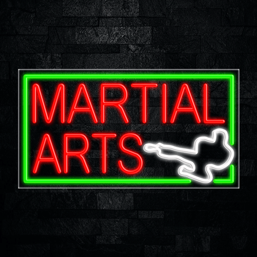 Martial Arts LED Flex Sign 37″ x 20″