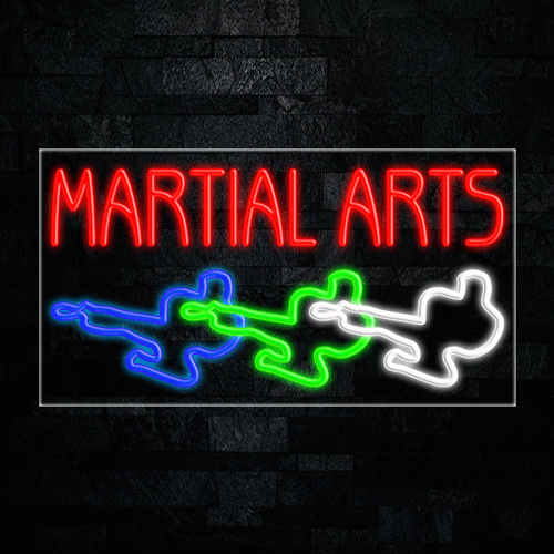 Martial Arts LED Flex Sign 37″ x 20″