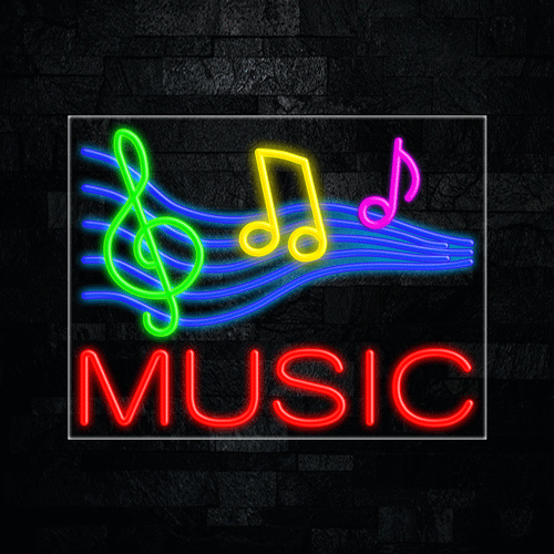 Music LED Flex Sign 31″ x 24″