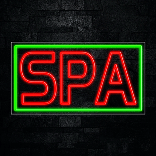 Spa LED Flex Sign 37″ x 20″