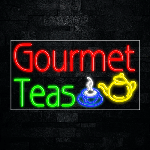 Gourmet Teas LED Flex Sign 37″ x 20″