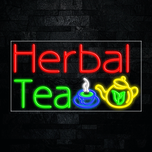 Herbal Tea LED Flex Sign 37″ x 20″