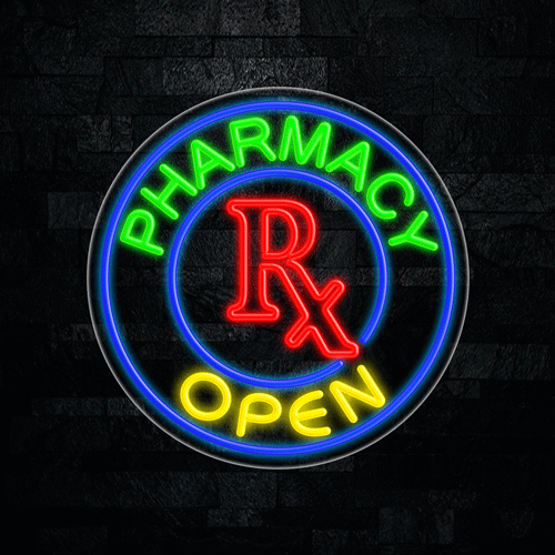 Pharmacy LED Flex Sign 26″ x 26″